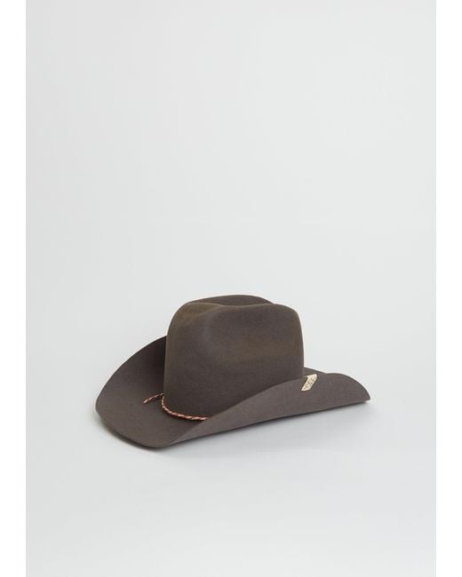Visvim Men Brown Vin Cowboy Hat