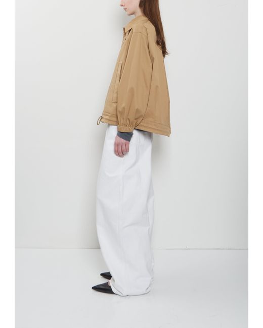 Konrad White Ev Quilted Pockets Reversible Cotton Jacket