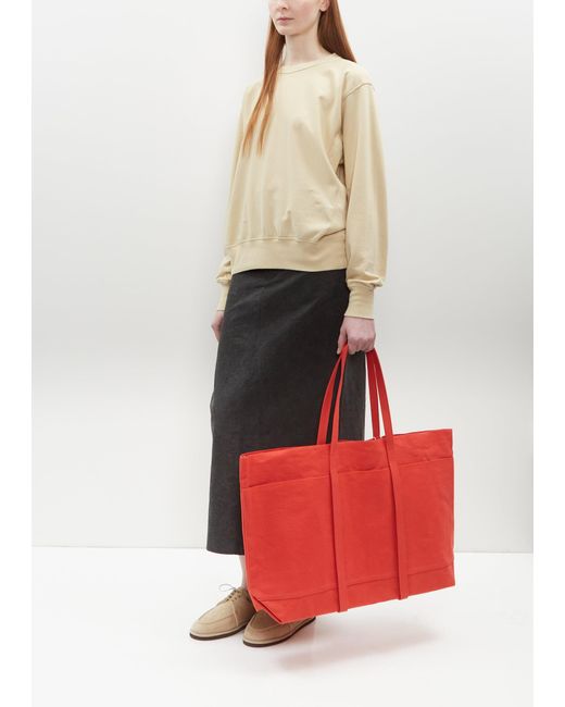 Amiacalva Red Light Ounce Canvas Tote L