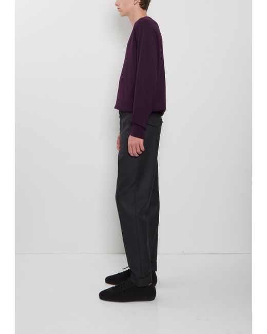 Dries Van Noten Blue Philip Wool Pants