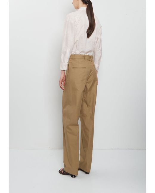Dries Van Noten White Pilar Cotton Pants