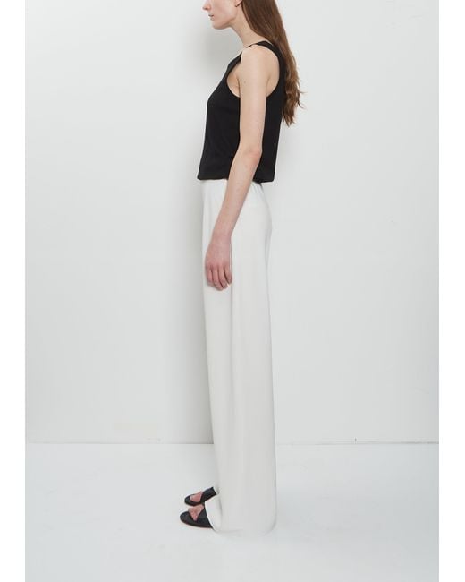 The Row White Gala Cady Pant