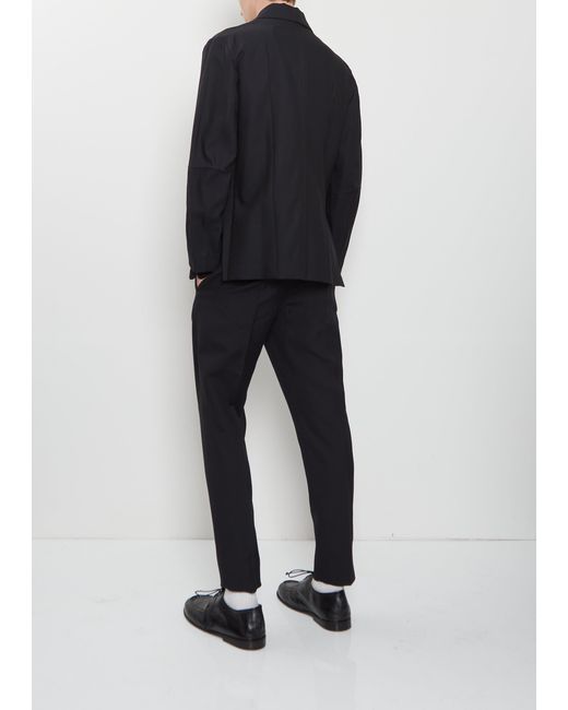 Setchu Black Origami Wool Blend Rubelia Jacket