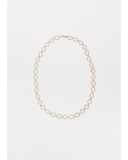 Noguchi Bijoux White Bijoux Matiere Necklace Wide Chain