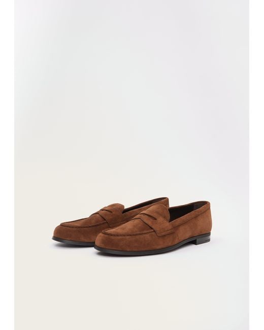 Church's White Natalie Suede Leather Loafer