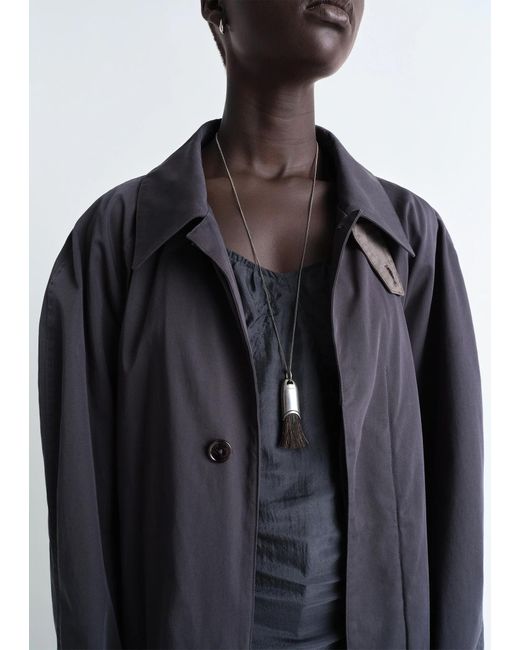 Lemaire White Personal Brush Necklace