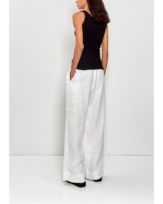 Comoli Black Ribbed Tank Top