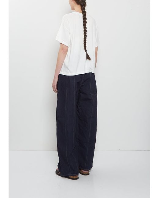 Toogood Blue The Fencer Cotton Wool T-shirt