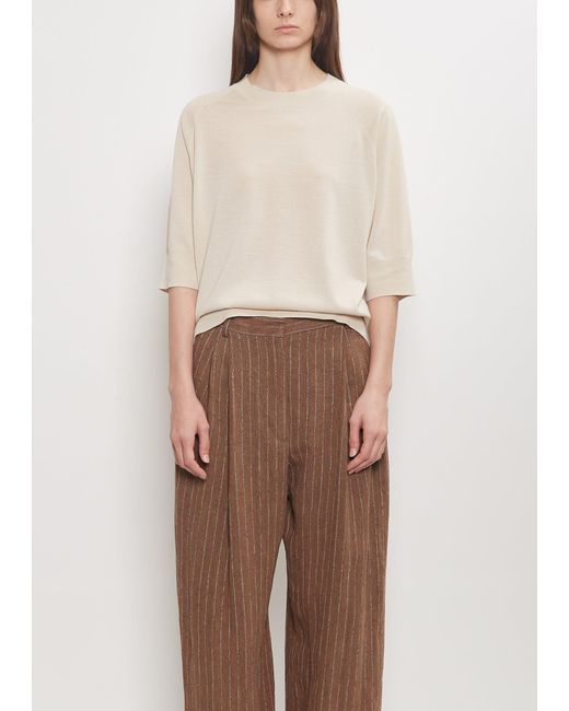 Dries Van Noten White Merino Wool Tuan Sweater