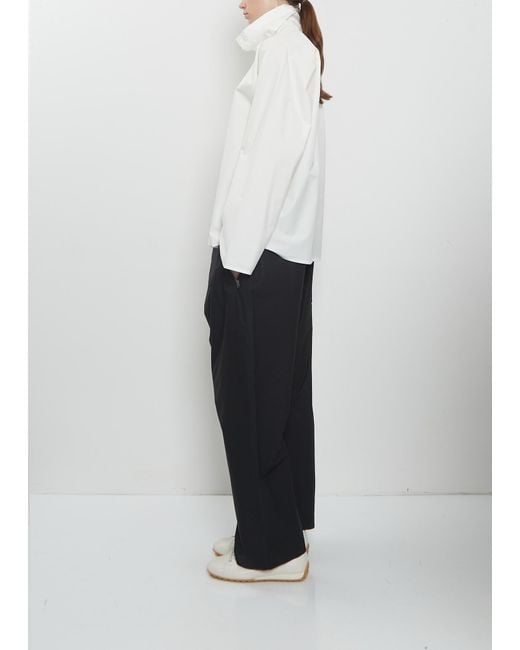 Sofie D'Hoore White Belor High-neck Cotton Shirt