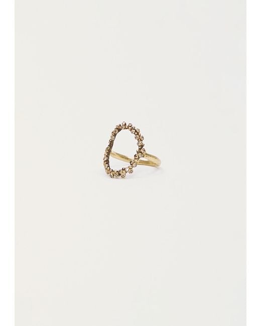 Noguchi Bijoux Natural Bijoux Tsubu Oval Band Ring