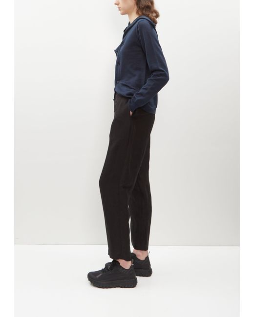 Yohji Yamamoto Blue Ramie-cupro Basic Pants