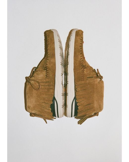 Visvim White Suede Lace-up Boots