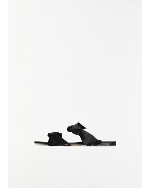 The Row White Vika Knot Sandal