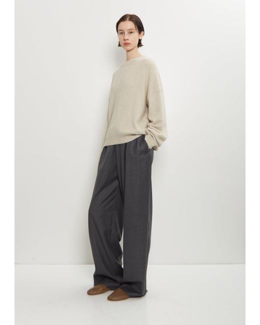 Loulou de Saison White Cove Wool Wide Pants