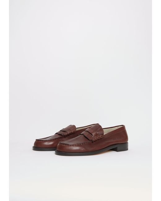 Common Projects White Soft Leather Loafer
