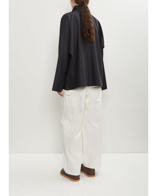Sofie D'Hoore Black Carracci Tropical Wool Shirt