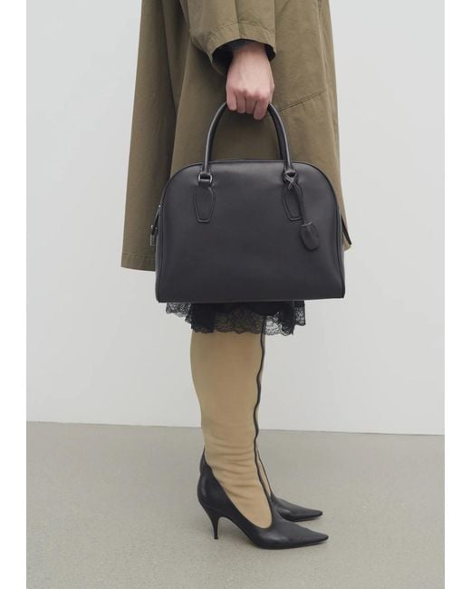 The Row Black India 12.00 - Saddle Leather
