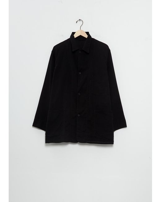 Comoli Men Black Cotton Oxford 1938 Jacket
