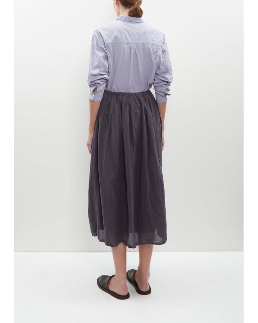 Pas De Calais Blue Tucked Long Skirt