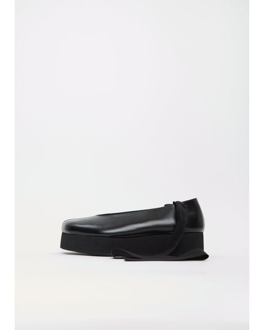 Comme des Garçons White X Phileo Platform Ballerina