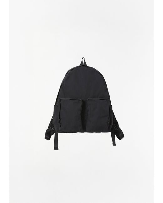 Amiacalva Black Gabardine Backpack, Small