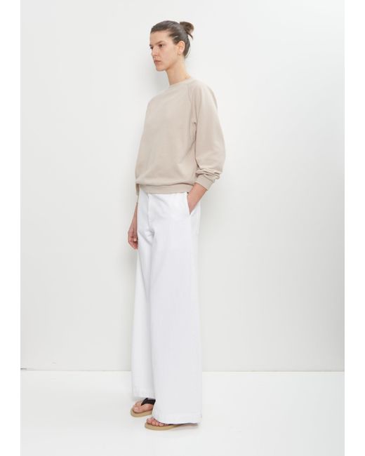 Moderne White Studio Cotton Sweatshirt