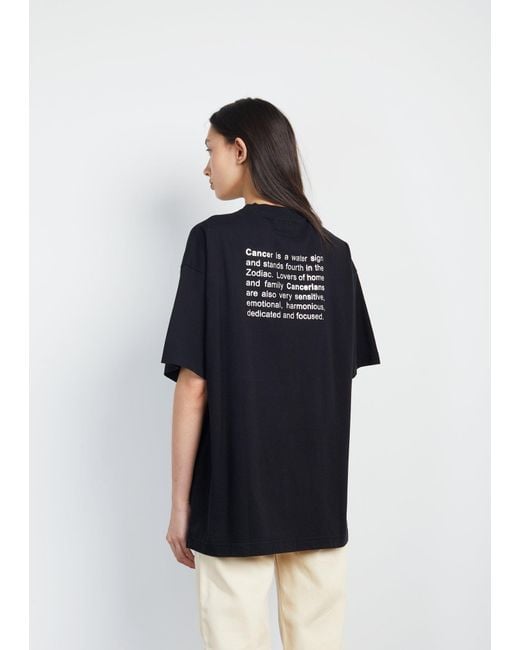 Vetements 2025 horoscope tee