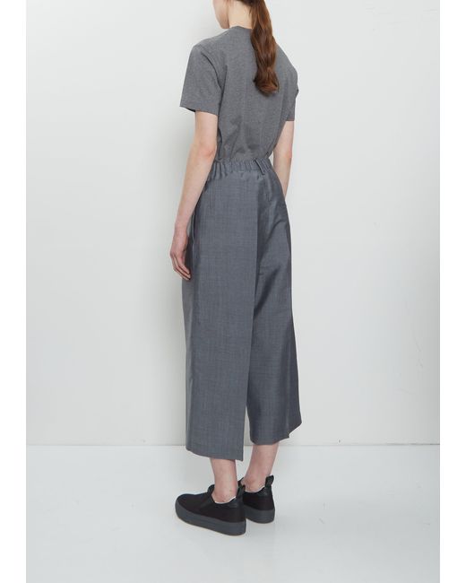 Sofie D'Hoore Gray Pebble Wool Short Pant