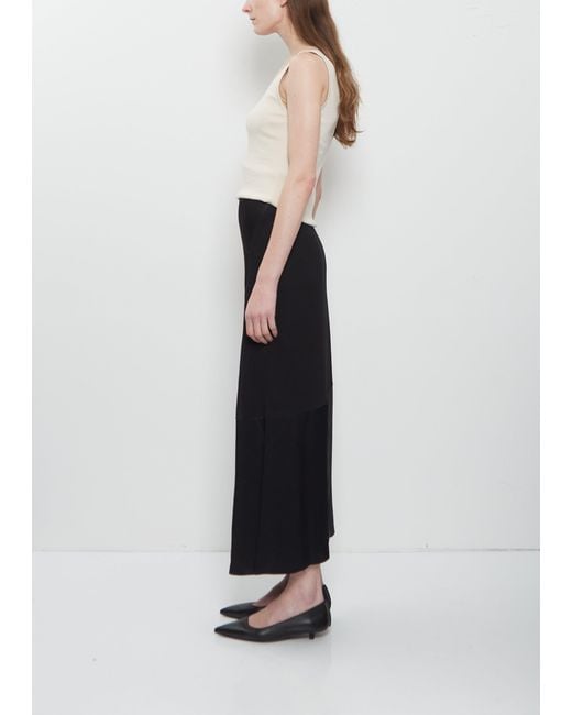 6397 Black Long Patchwork Skirt