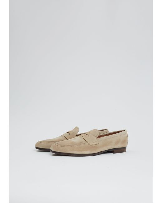 Church's Men White Rother Suede Loafer