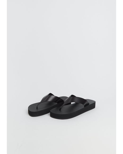 The Row White Dune Flatform Ginza Sandal