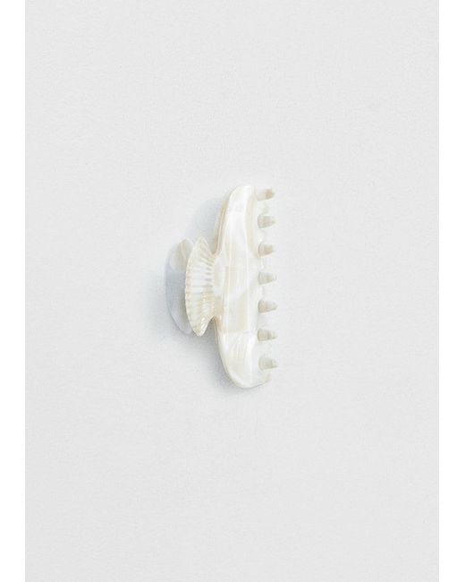 Sophie Buhai White Small Fan Shell Claw
