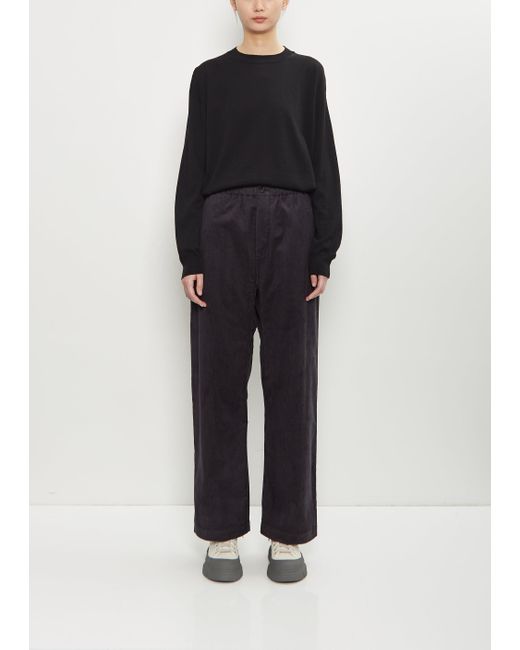 Sofie D'Hoore Black Pinot Cotton Corduroy Relaxed Pants