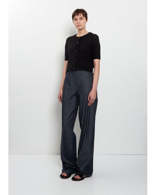 Wommelsdorff Black Luca Short Sleeve Cashmere Cardigan