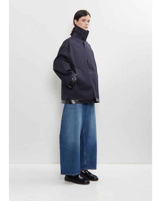 Studio Nicholson Blue X Mackintosh Teviot Short Mac