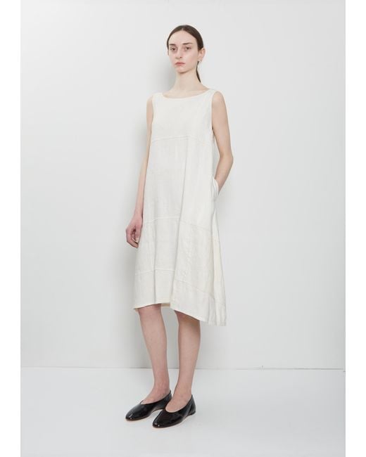 Dosa White Egyptian Silk Mckinney Dress