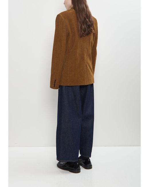 6397 Brown Organic Cotton Corduroy Sporting Jacket
