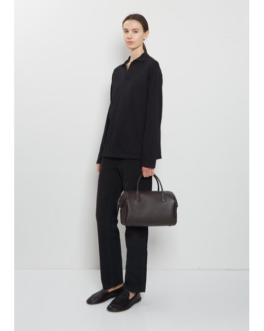 The Row Brown Faye Bowling Bag