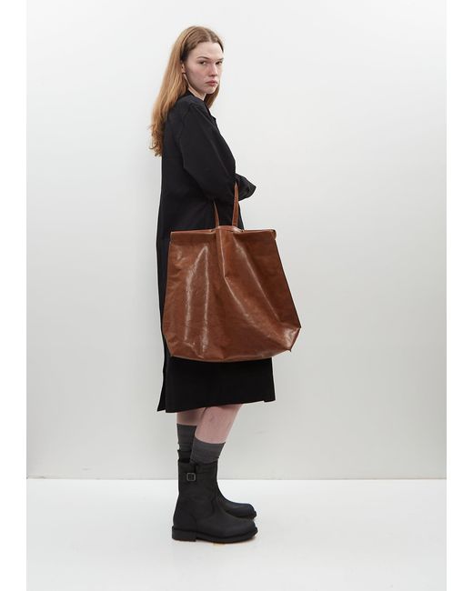 Bea Mombaers Brown Shopper Bag, Large