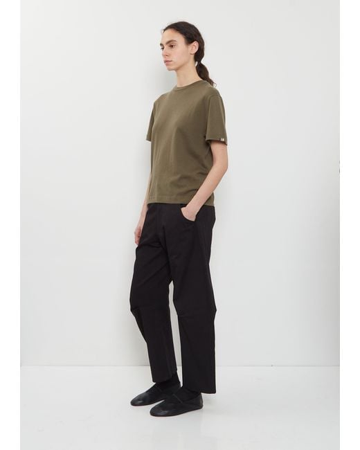 Extreme Cashmere Green N°268 Cuba Cotton Cashmere Top