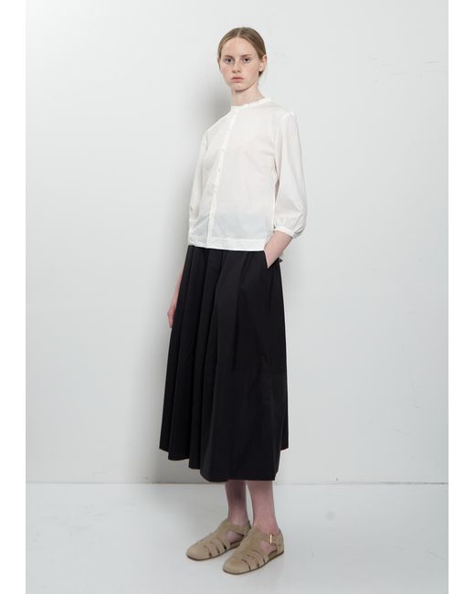 Labo.art White Micra Sushi Light Poplin Blouse