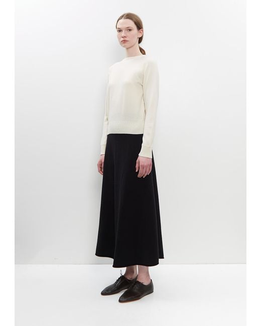 Extreme Cashmere White Cashmere Nylon N°382 Belle Sweater