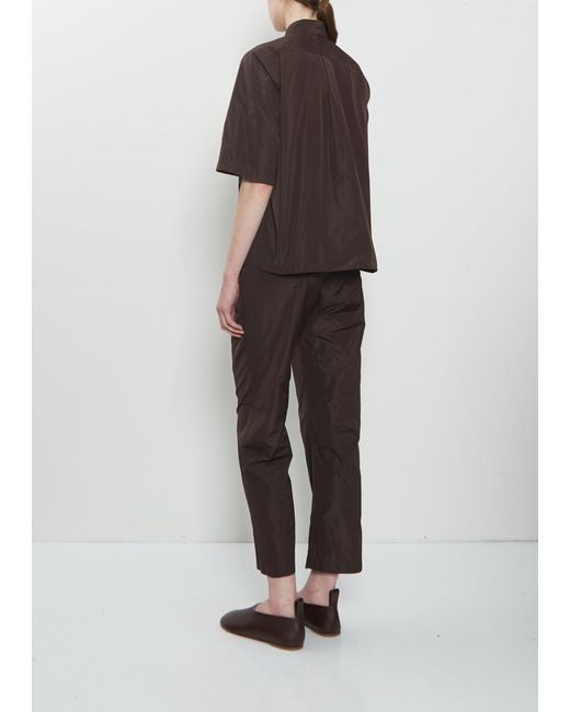 Sofie D'Hoore Black Biscay Taffeta Shirt