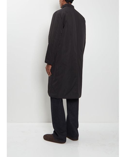 The Row Men Black Bolta Technical Coat
