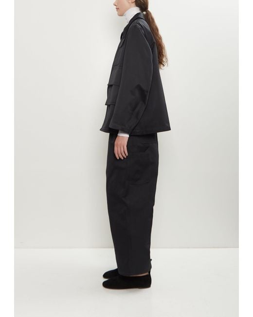 Sofie D'Hoore Black Cooper Poly Satin Jacket