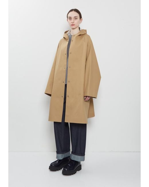 Sofie D'Hoore Natural Catch Water-repellent Bonded Cotton Coat