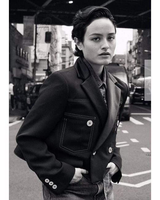 Sacai Women's Blue X Levi's Denim X Matelasse Twill Jacket