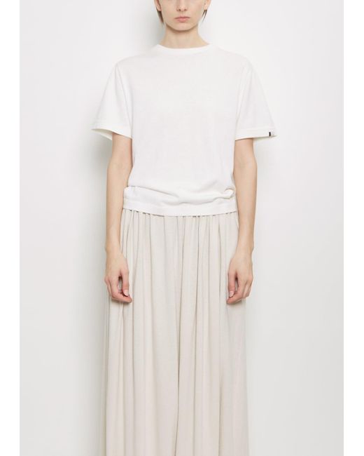 Extreme Cashmere White N°268 Cuba Cotton Cashmere Top