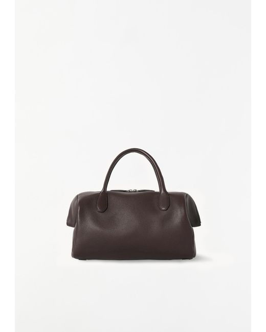 The Row Brown Faye Bowling Bag